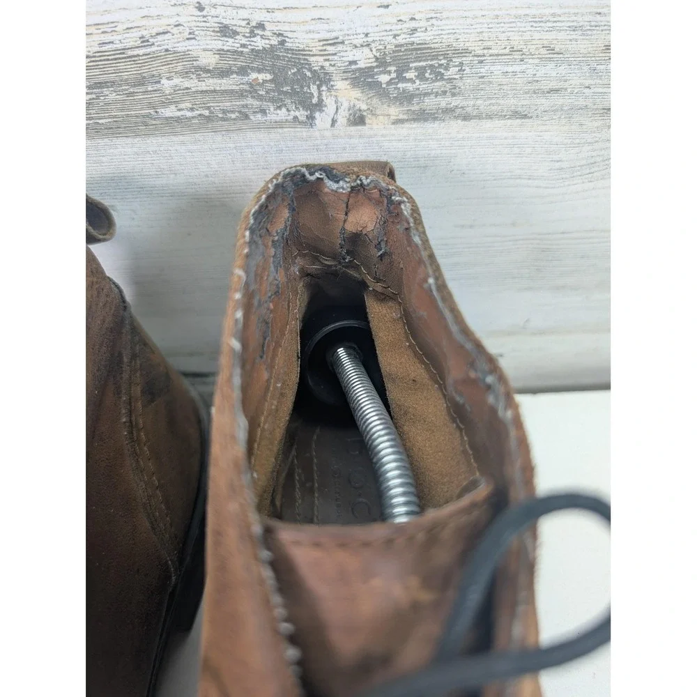 B.ø.c Boots Mens Size 12 Brown Leather Chukka Ankle‎ Casual Lace Up Comfort